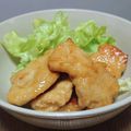 みかんmama3's cooksnap of when they made 柔らか鶏むね肉のマヨポンからめ.