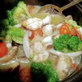 ひっこ's cooksnap of when they made 簡単☆魚介とブロッコリーのアヒージョ.
