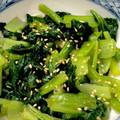 tomitomico's cooksnap of when they made シャキッ！小松菜としらすの中華風お浸し.