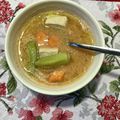 ブランディ's cooksnap of when they made 鶏の茹で汁で☆ミソスープ.