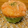 初心者９'s cooksnap of when they made ***サーモン＆アボカド★タルタル***.