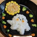 ★nuko's cooksnap of when they made 材料3つ！シナぷしゅプレート♡キャラ弁も.