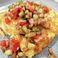 春と水's cooksnap of when they made じゃがいものチーズオムレツ.