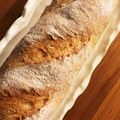 らずこ's cooksnap of when they made 全粒粉20%♪外皮カリカリフランスパン♪.