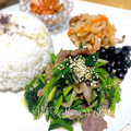 YUH♡ママ's cooksnap of when they made ご飯がすすむ♪牛肉とほうれん草の甘辛炒め.