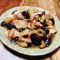 ちゃちゃまる26's cooksnap of when they made 豚ロースなす★柚子胡椒ステーキソースがけ.