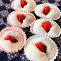 piccoloちん's cooksnap of when they made ふわふわ❤レンジで簡単いちご大福♪.