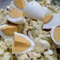 cyobindish's cooksnap of when they made 茹で卵とクリチのアボカドサラダ*･.