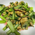 Halü★mama's cooksnap of when they made 麺つゆで超簡単！小松菜と椎茸の卵とじ.