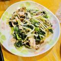 もみたん☆'s cooksnap of when they made もやしとほうれん草の蒸し豚.