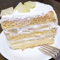 ☻ないちゃん's cooksnap of when they made 簡単☆桃のショートケーキ.
