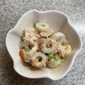 omidumama's cooksnap of when they made 竹輪と蓮根と胡瓜のツナサラダ.