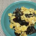おはなすき's cooksnap of when they made フライパン２つでキクラゲと玉子の中華炒め.