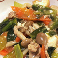 cookpad1年生's cooksnap of when they made 小松菜と厚揚げのカレー丼.