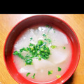 motomi♪'s cooksnap of when they made かぶの味噌汁我が家風！.