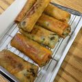 こんとも〜's cooksnap of when they made 一回食べると忘れられない♡海老ニラ春巻き.