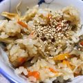 kuma043029's cooksnap of when they made 簡単♪きのこと油揚げの炊き込みご飯.
