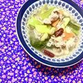 ふたごゆき's cooksnap of when they made もち麦入り、色々野菜と豚肉の塩麹スープ.