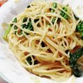 あっぷるはにー's cooksnap of when they made めんたいチューブでほうれん草パスタ.