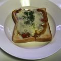 稀菜の料理教室♡'s cooksnap of when they made 残り物で！！カレートースト.