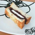 RateMal's cooksnap of when they made クリチとあずきとナッツのホットサンド＊＊.