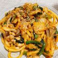 ＊＊めろん＊＊'s cooksnap of when they made キムチ味噌☆甘辛こってりうどん.