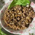 シャネリン's cooksnap of when they made ひき肉納豆のレタス包み.