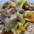 半熟王子's cooksnap of when they made 甘辛い豚バラ炒めw❨(@≧↺≦@)❩wノ.