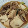 クック6DDPP8☆'s cooksnap of when they made めんつゆが決め手！ご飯のおかずに肉豆腐！.