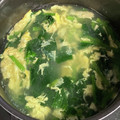 ★あち★★'s cooksnap of when they made たまごとほうれん草の中華スープ.