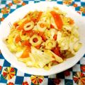 ふうはっちゃん's cooksnap of when they made めんつゆだけでキャベツと竹輪の野菜炒め.