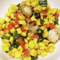 DORA＊DORA's cooksnap of when they made ホタテとインゲンの醤油バターコーン炒め.