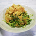 ＠迷子＠'s cooksnap of when they made 豆苗と卵の甘辛炒め.