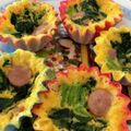 料理好きのᎯ♡'s cooksnap of when they made お弁当に★ほうれん草のふんわりキッシュ♫.