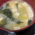 ◎みーちゃん◎'s cooksnap of when they made 簡単♪朝食　豆腐　長ねぎ　ワカメの味噌汁.