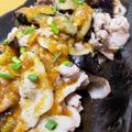 ありみりん♡'s cooksnap of when they made 豚ロースなす★柚子胡椒ステーキソースがけ.