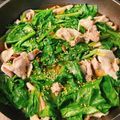 ★まいちむ★'s cooksnap of when they made 豚バラとほうれん草のスタミナ鍋.