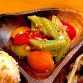 中村ベーカリー's cooksnap of when they made オクラとトマトの胡麻和え.