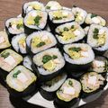 Yokchina's cooksnap of when they made おもてなしﾃｯパﾝ！スシローのキンパ☆.