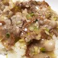 aya＠ぷっちょ's cooksnap of when they made 男の料理！コンビニ風ネギ塩豚丼！.