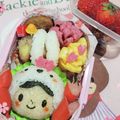 さまるん's cooksnap of when they made ウインナー飾り切りチューリップ　キャラ弁.