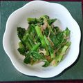ぬこぬい戸田さん's cooksnap of when they made からし菜のなめ茸和え.