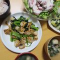 よちりん's cooksnap of when they made ✿小松菜とベビーホタテのガリバタ炒め✿.