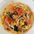 04eri08's cooksnap of when they made ツナとトマトのパスタ。２歳の娘と。幼児食.