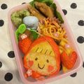 hana25oto's cooksnap of when they made キャラ弁＊赤ずきんちゃん♡.