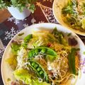 青空にうかぶくも's cooksnap of when they made 簡単ワンポット！ペペロン風スープパスタ.