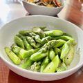 Superlittleboo's cooksnap of when they made レンジで簡単！アスパラガーリック炒め.