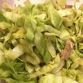 じゅりとめい's cooksnap of when they made 簡単時短♫キャベツとツナの胡麻ナムル.
