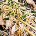 サンタJr's cooksnap of when they made シンプルが美味しい♪豚バラもやしニラ炒め.