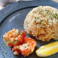 クックゆ〜ほキッチン's cooksnap of when they made 簡単過ぎる♪ガーリックシュリンプ＆ライス.